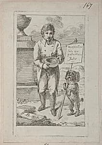 New Year's Greeting Card by Joseph Bergler the Younger