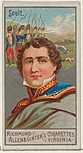 Nicolas Jean-de-Dieu Soult, from the Great Generals series (N15) for Allen & Ginter Cigarettes Brands by Allen & Ginter|George S. Harris & Sons