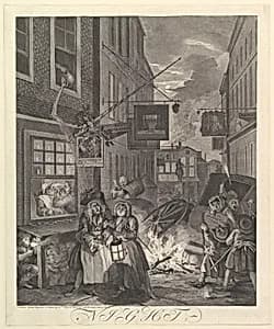 Night: The Four Times of Day by William Hogarth
