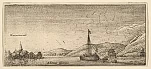 Nonnenwerdt, from "German Views" by Wenceslaus Hollar