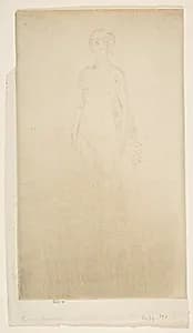 Nude Woman Standing by James McNeill Whistler