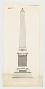 Obelisk Grave Monument, No. 1322 by Alexander Maxwell
