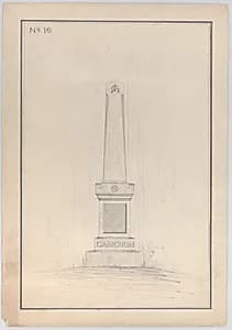 Obelisk Grave Monument, No. 16 by Alexander Maxwell