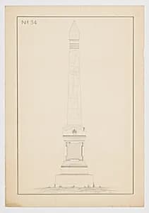 Obelisk Grave Monument, No. 34 by Alexander Maxwell