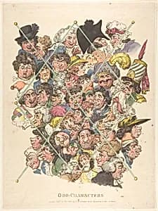 Odd Characters by Thomas Rowlandson|Rudolph Ackermann, London|George Murgatroyd Woodward