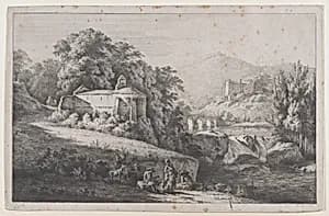 Old Chapel at Châtillon-d'Azergues by Jean Jacques de Boissieu