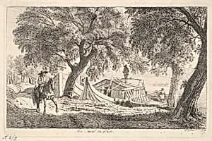On the Canal in Vienna by Johann Christoph Erhard