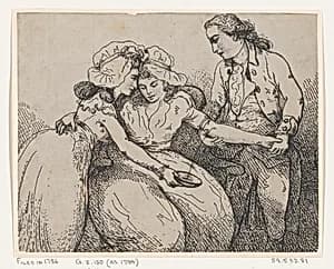 Opening a Vein by Thomas Rowlandson