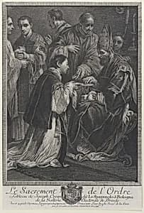Ordination, from "The Seven Sacraments" by Giuseppe Maria Crespi|Lorenzo Zucchi