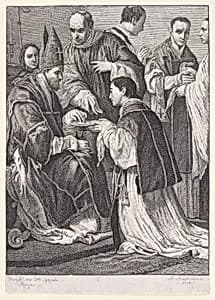 Ordination, from "The Seven Sacraments" by Giuseppe Maria Crespi|Johann Georg Hertel|Johann Anton Riedel