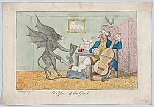 Origin of the Gout by Henry William Bunbury