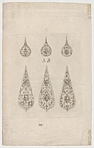 Ornamental design with grotesques by Bernhard Zan