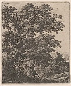 Pan and Syrinx by Anthonie Waterloo