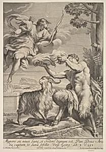 Pan foiled by Diana by Giovanni Girolamo Frezza|Carlo Maratti