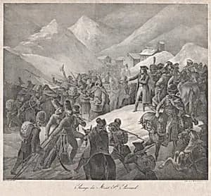 Passage through Mt. Saint-Bernard by Théodore Gericault