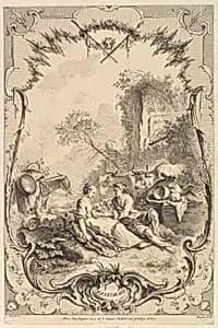 Pastorale by Gabriel Huquier|François Boucher|Gabriel Huquier