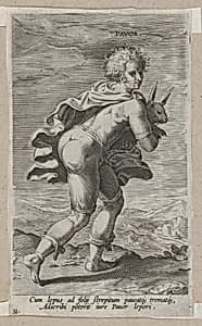 Pavor, from "Proposopographia" by Philips Galle