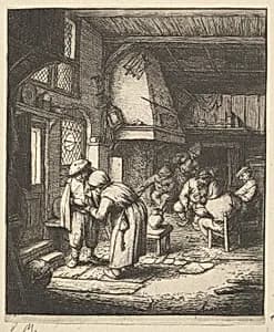 Peasant Paying his Bill by Adriaen van Ostade