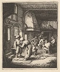 Peasant Paying his Bill by Adriaen van Ostade