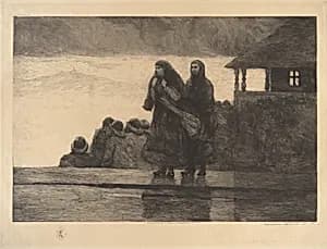Perils of the Sea by Winslow Homer
