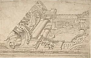 Perspective Design for a Ceiling by Anonymous, Italian, Bolognese 18th century artist