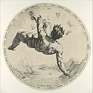 Phaeton, from The Four Disgracers by Hendrick Goltzius|Cornelis Cornelisz van Haarlem