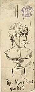 "Phil May's Bust. Has he?" by Phil May