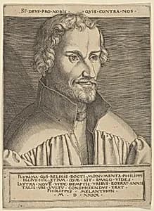 Philip Melanchthon by Heinrich Aldegrever|Lucas Cranach the Elder
