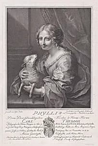 Phyllis holding a lamb by Carlo Dolci|Heinrich Sintzenich