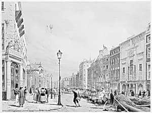 Piccadilly Looking Towards the City by Thomas Boys|Thomas Shotter Boys|Charles Joseph Hullmandel