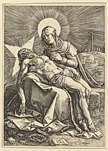 Pietà by Hendrick Goltzius
