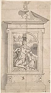 Pietà (Design for an Altar) by Peter Candid (Pieter de Witte, Pietro Candido)