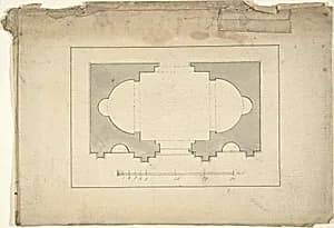 Plan for Garden Pavilion by Robert Morris