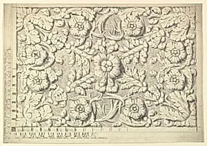 Plaque with Ornamentation by Thomas Hardwick