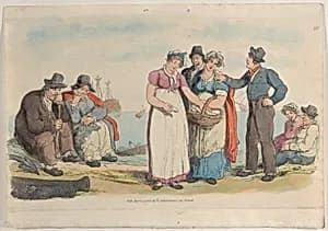 Plate 10, from "World in Miniature" by Rudolph Ackermann, London|Thomas Rowlandson