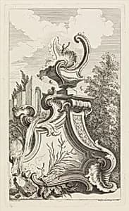 Plate from Book of Vases by Jacques de La Joue the Younger|Chez Huquier