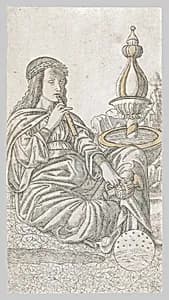 Poetry (Poesia XXVII) by Master of the E-Series Tarocchi