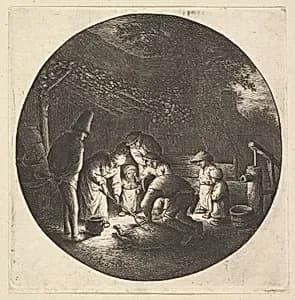 Pork Butcher by Adriaen van Ostade