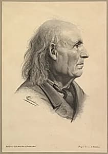Portrait Head of a Man by Oresto Caldini