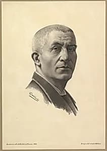 Portrait Head of a Man by Oresto Caldini