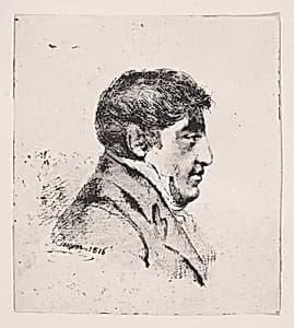 Portrait, head of a man by baron Dominique Vivant Denon