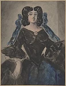 Portrait of a Lady by Constantin Guys