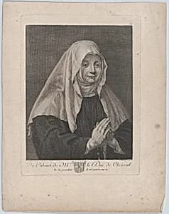 Portrait of a praying nun by Peter Paul Rubens|Carl Guttenberg
