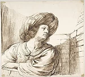 Portrait of a Scholar by Guercino (Giovanni Francesco Barbieri)