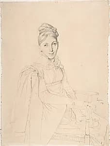 Portrait of a Seated Lady by Jean Auguste Dominique Ingres