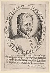 Portrait of Alessandro Casolani by Alessandro Casolani della Torre|Bernardino Capitelli