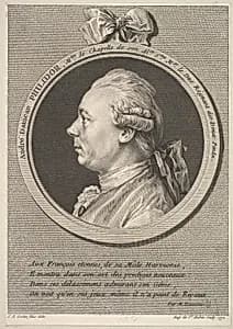 Portrait of André Danican Philidor by Augustin de Saint-Aubin|Charles Nicolas Cochin II