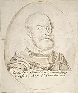 Portrait of Bartholomeo Ehrenfüller(?) by Anonymous, Netherlandish, 16th century|Anonymous, Flemish, 17th century