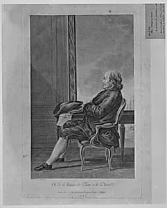 Portrait of Benjamin Franklin by Louis de Carmontelle|François Denis Née|Benjamin Franklin