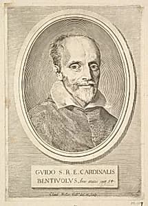 Portrait of Cardinal Guido Bentivoglio by Claude Mellan|Cardinal Guido Bentivoglio